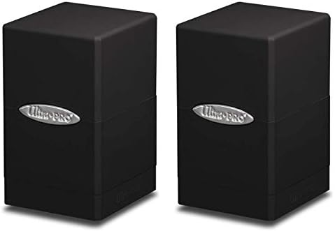 קופסת סיפון מגדל סאטן Ultra Pro | שחור | חבילה אחת